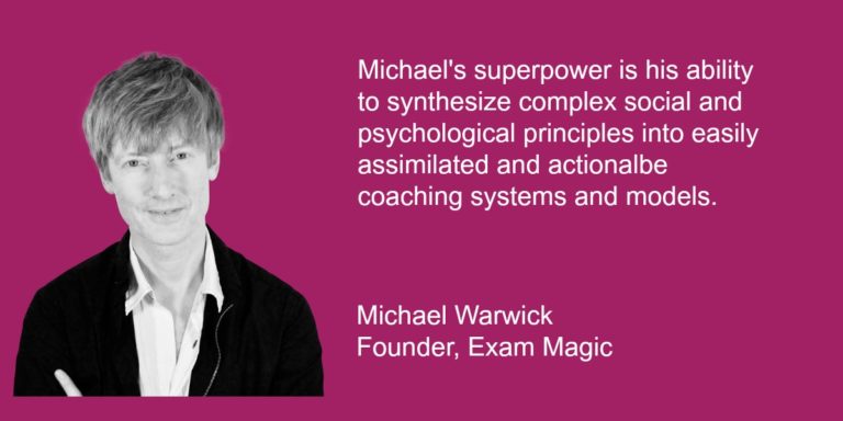 “The Superpower of Personal Development Impacts Student Test Scores and Resiliency” with Michael Warwick of Exam Magic